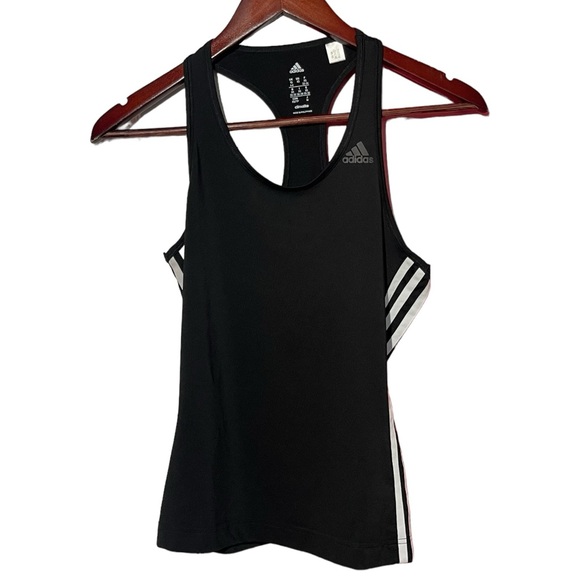 ADIDAS originals 3 stripe women's black climate tank, XS, UK 4-6 - Picture 4 of 10